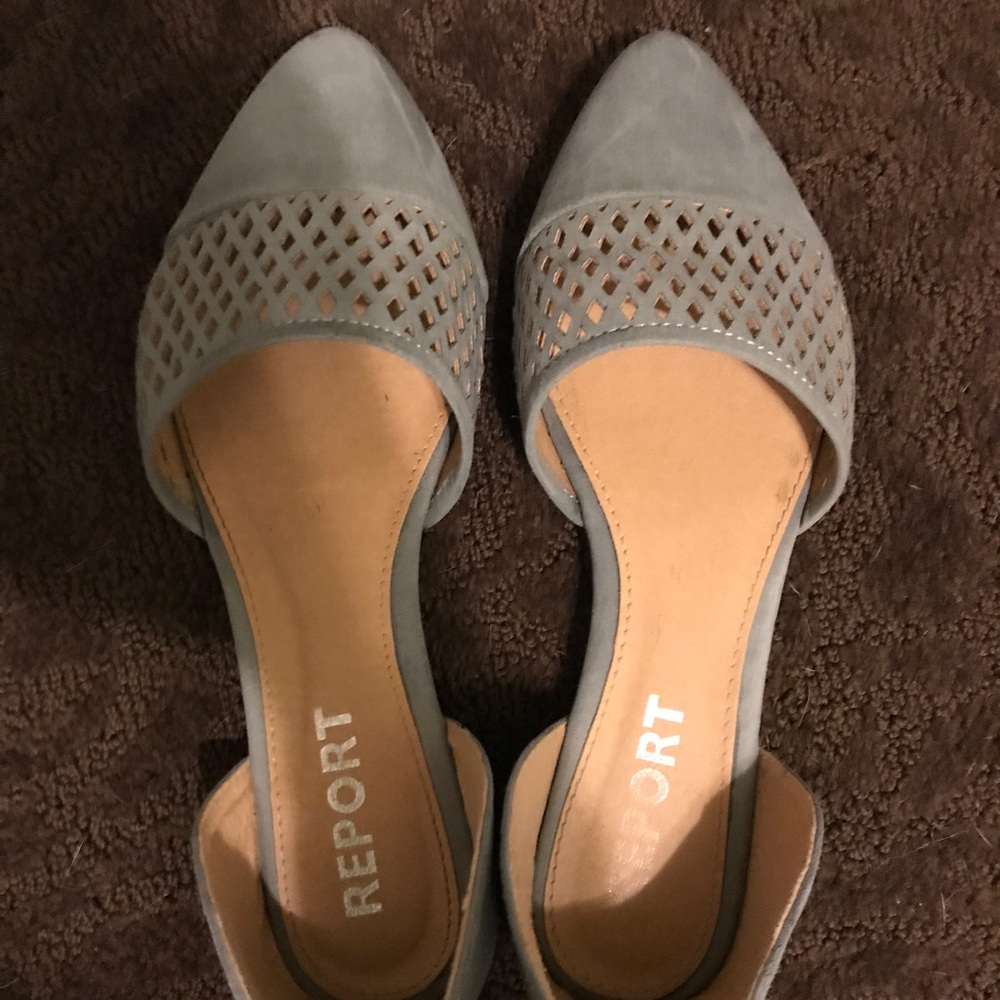 Blue flats